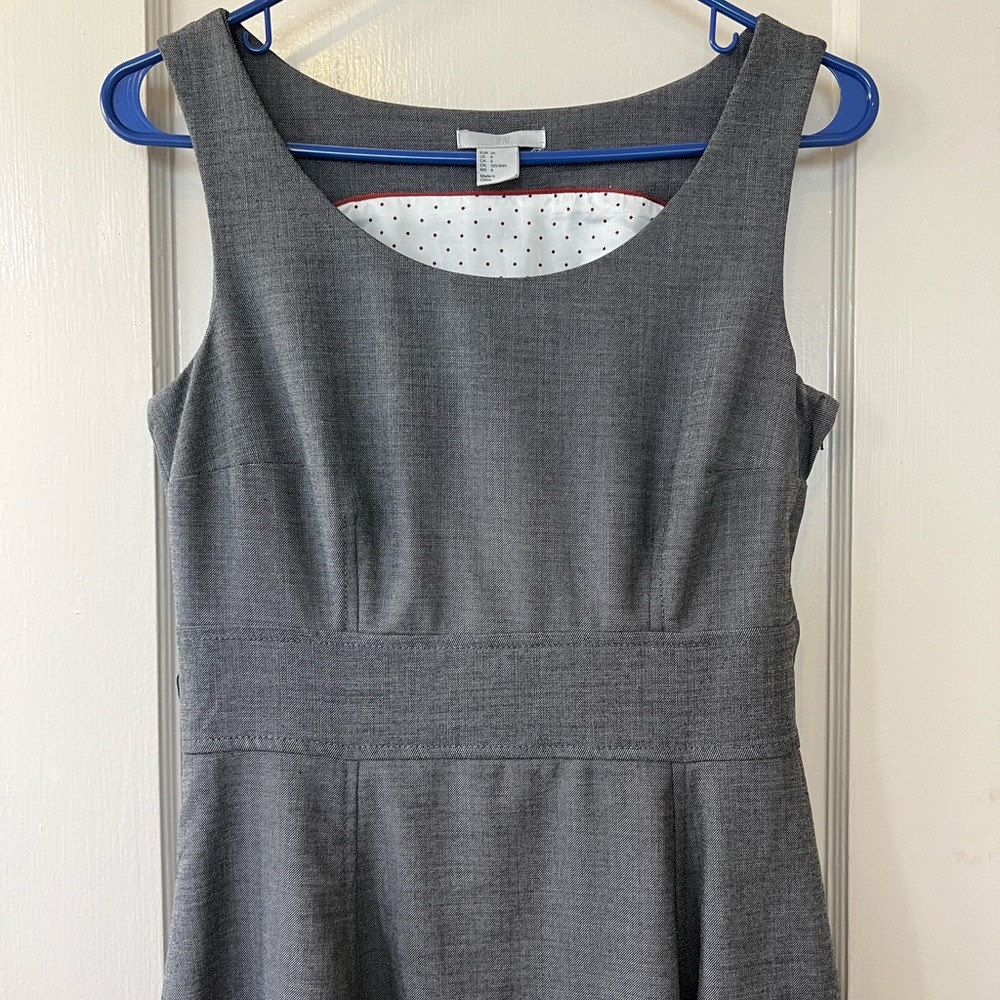 H&M Gray Dress Size 6 - Picture 6 of 6